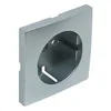 90631 TAL Fedlap Schuko aljzathoz, alumínium, Elko Ep Outlet