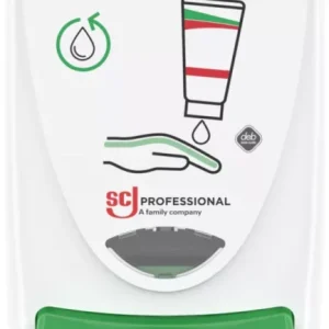 SCJP Proline Restore kézkrém és bőrápoló krém adagoló Stokolan kézrém patronokhoz, manuális, 1L, ABS műanyag, fehér/zöld Vásárlói kedvenc