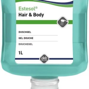 Akciós ár SCJP Estesol Hair & Body tusfürdő, sampon és kézmosó gél, férfias frissítő és élénkítő esőerdő illatú, mentakék, Proline