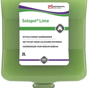 SCJP Solopol Lime Medium-Heavy Duty ipari kézmosó közepesen makacs olajos, zsíros szennyeződésekre, kukoricacsutka Kiárusítás