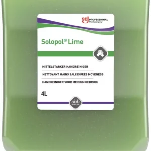 SCJP Solopol Lime Medium-Heavy Duty ipari kézmosó közepesen makacs olajos, zsíros szennyeződésekre, kukoricacsutka Legjobb ár