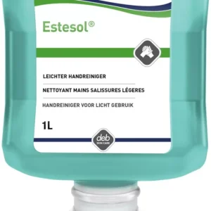 SCJP Estesol Light Duty tusfürdő, sampon és kézmosó gél, enyhén parfümözött illatú, mentakék, tisztítóhatás: 2/5, Ajánlat