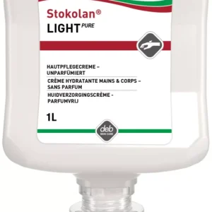 SCJP Stokolan Light Pure illatanyag- és színezékmentes kézkrém shea vajjal, bőrpuhító és hidratáló összetevőkkel, Korlátozott ajánlat