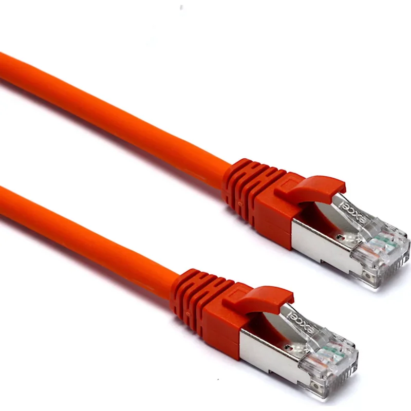 Akció Excel CAT6a beltéri patchkábel, 2 m, narancssárga