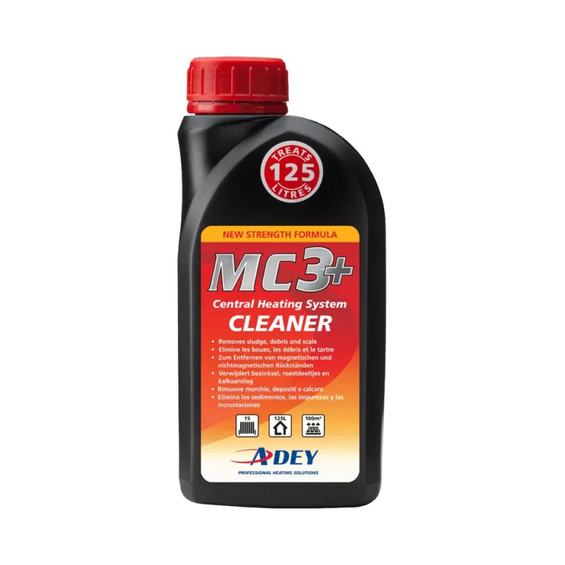 ADEY MC3+ tisztítófolyadék, mágneses és nem mágn.szemcsék ellen, 125l vízhez, 500ml Korlátozott ajánlat