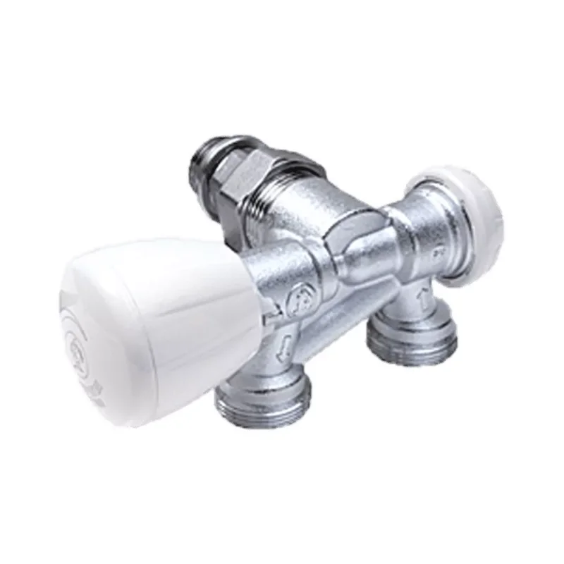 Végkiárusítás GIACOMINI R358B egypontos radiátorszelep, sarok, bal, függ., kétcsöves, 1/2"-18mm