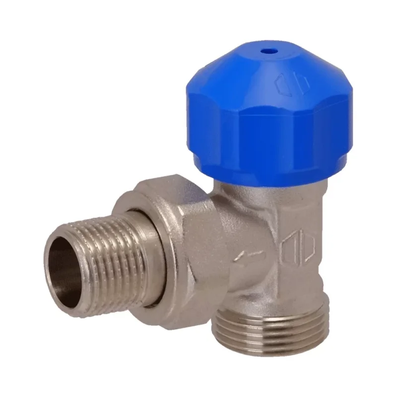 FixTrend termosztatikus radiátorszelep, sarok, Eurokón., 1/2"-3/4"K, előbeállítás. Ne maradj le