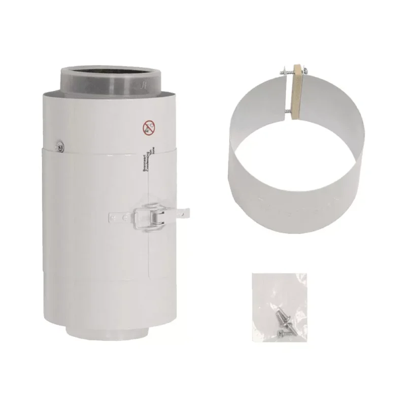 Vásárlói kedvenc VAILLANT ellenőrző koncentrikus egyenes csőtoldat, fehér, PP, D80/125xL250mm