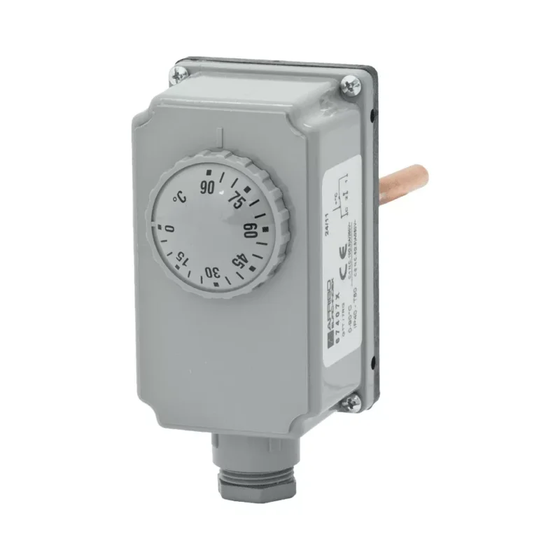 Utolsó esély ESBE TIA122 merülőtermosztát, 0-90°C, 1/2"x100mm