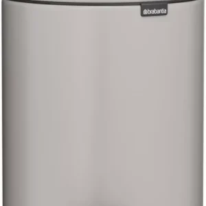 Brabantia NewIcon pedálos hulladékgyűjtő szagmentesen záródó Soft-Close fedél, műanyag tartály, 5L - W méret, acél, Outlet