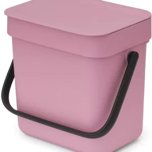 Brabantia Sort & Go konyhai szemetes felnyitható fedéllel, fogantyúval szelektív és komposzt gyűjtéséhez, 3L - A méret, Akció
