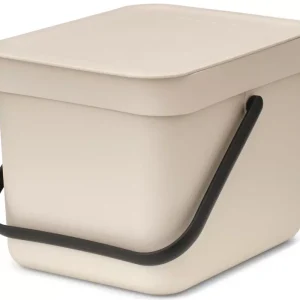 Brabantia Sort & Go konyhai szemetes felnyitható fedéllel, fogantyúval, szelektív és komposzt gyűjtéséhez, 6L - S méret, Ajánlat