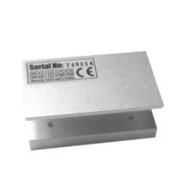 Utolsó esély U konzol a 60 kg-s mini mágnes (YM-60) ellendarabjának üvegajtóra (8-15mm vastag) történő felfogására. Méret: 75x42x28mm