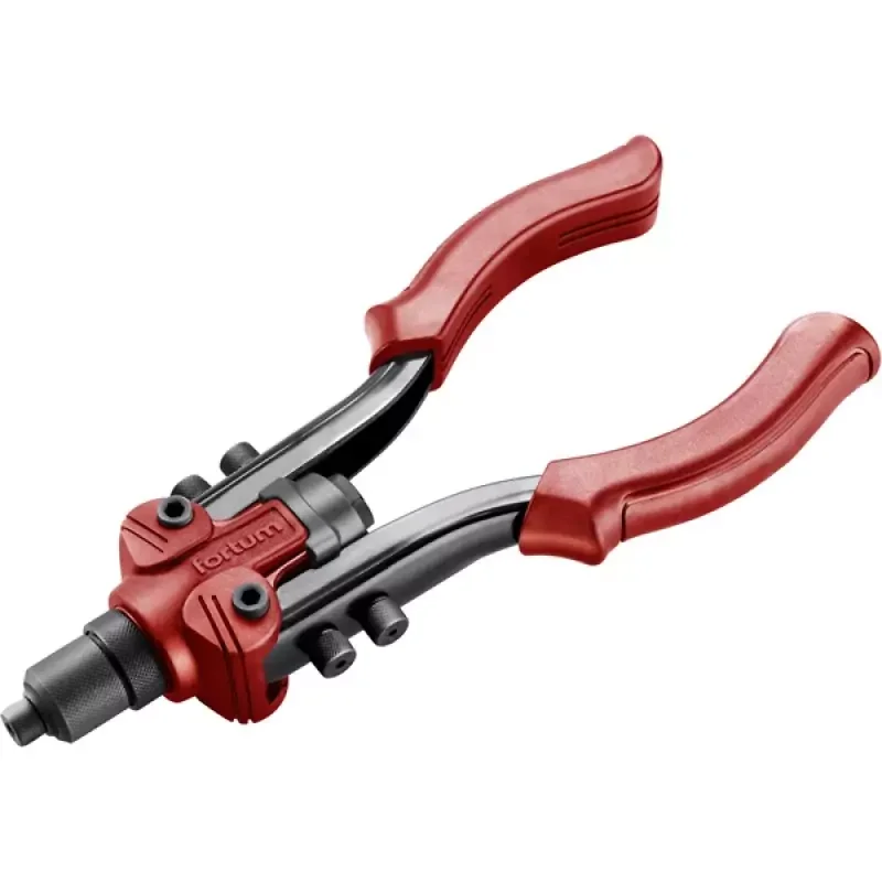 Fortum popszegecshúzó fogó, kétkaros,ALU,réz,acél, INOX szegecsekhez;2,4-3,2-4,0-4,8-6,4mm, 260mm, C Kihagyhatatlan ajánlat