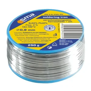 Alacsony ár SMA forrasztóón 250 g, 0,8 mm (SW 0,8/250)