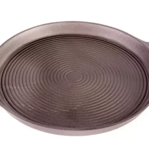 Öntöttvas grillserpenyő, bordázott 35 cm (öntöttvas sütőlap) Legnépszerűbb