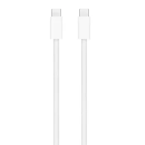 Apple adatkábel (Type-C - Type-C, 240W, PD gyorstöltő, 200cm, szőtt borítás) FEHÉR Szezonális akció
