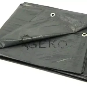 Végkiárusítás Takaróponyva 4x6m vastag szürke 120g/m2 (15370)