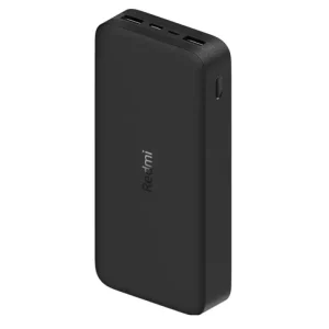 Xiaomi Mi PowerBank Dual vésztöltő 2 USB+Type-C+microUSB aljzat (20000mAh, 18W, gyorstöltő) FEKETE Újdonság