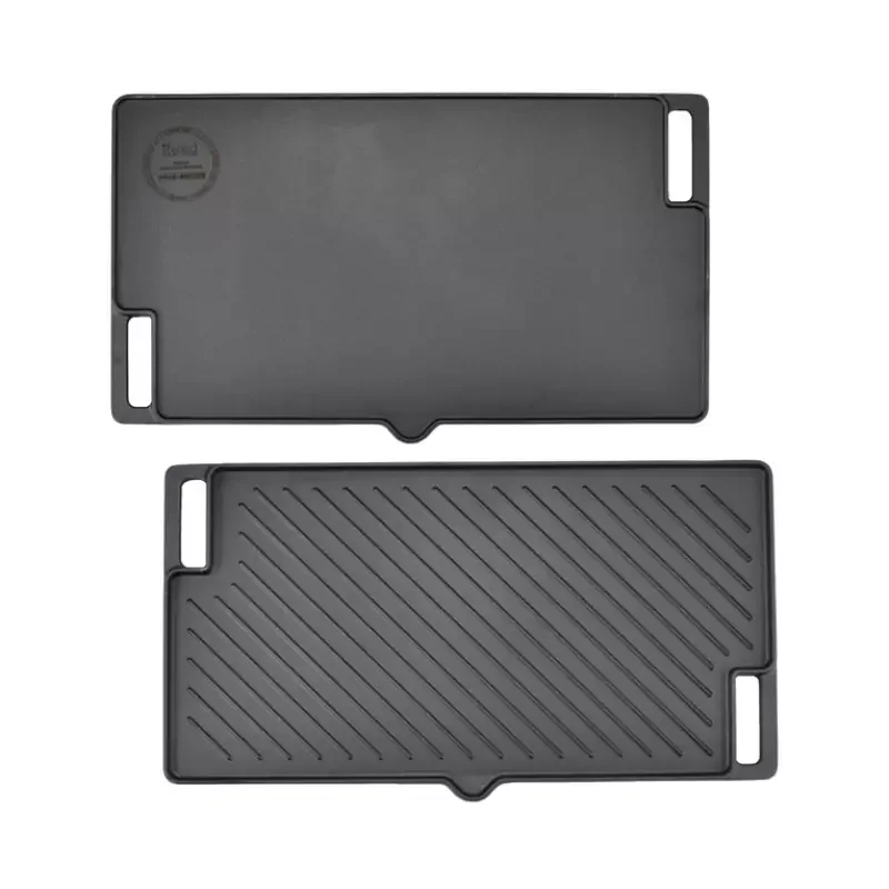 Alacsony ár Perfect Home Öntöttvas grill lap 45*25 cm 2 oldalas csőrös (14914)