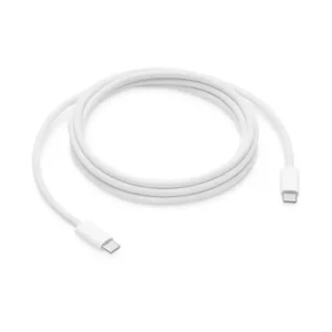 Apple adatkábel (Type-C - Type-C, 240W, PD gyorstöltő, 200cm, szőtt borítás, MU2G3ZM/A utód) FEHÉR Exkluzív ajánlat