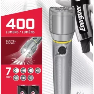 Akció Energizer Metal Vision HD Focus LED elemlámpa + 2x AA elem (NZFWM001)