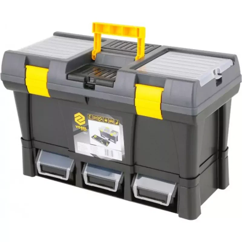 Vorel szerszámos láda műanyag 52,5cmx25,6cmx24,6cm (TOY-78814) Ajánlat