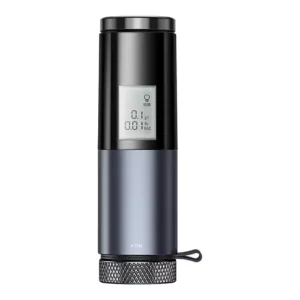 Baseus BREATHLESS elektronikus alkoholszonda (LED kijelző, PD gyorstöltő, Type-C kábel) FEKETE Kedvezmény
