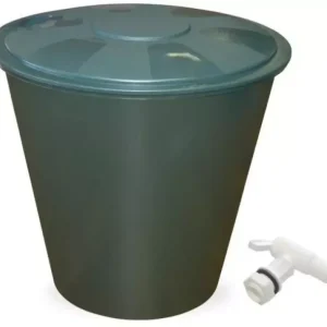 ECO Esővízgyűjtő tartály csappal, fedéllel 210L zöld (16786) Legkelendőbb