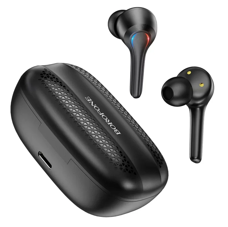 Végkiárusítás Borofone Bluetooth Headset fülhallgató, fekete (BW11 fekete)