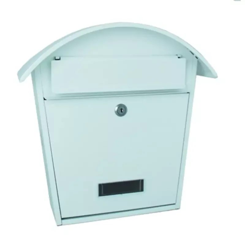 Akciós ár Postaláda ívelt záras festett fehér (3490136)