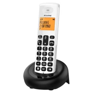 Alcatel E160 telefon készülék (vezeték nélküli, kijelző, DECT) FEHÉRE160_W Ingyenes szállítás