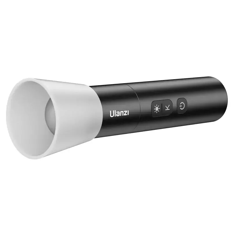 Ulanzi LM07 LED lámpa, zseblámpa forma, fókuszálható fény, időjárás álló, 2000mAh, állványmenet (UL- Ingyenes szállítás
