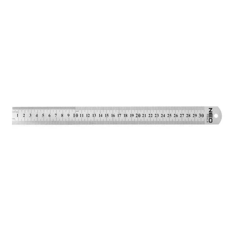 Acél vonalzó NEO TOOLS 30cm rozsdamentes 72-213 Azonnal elérhető