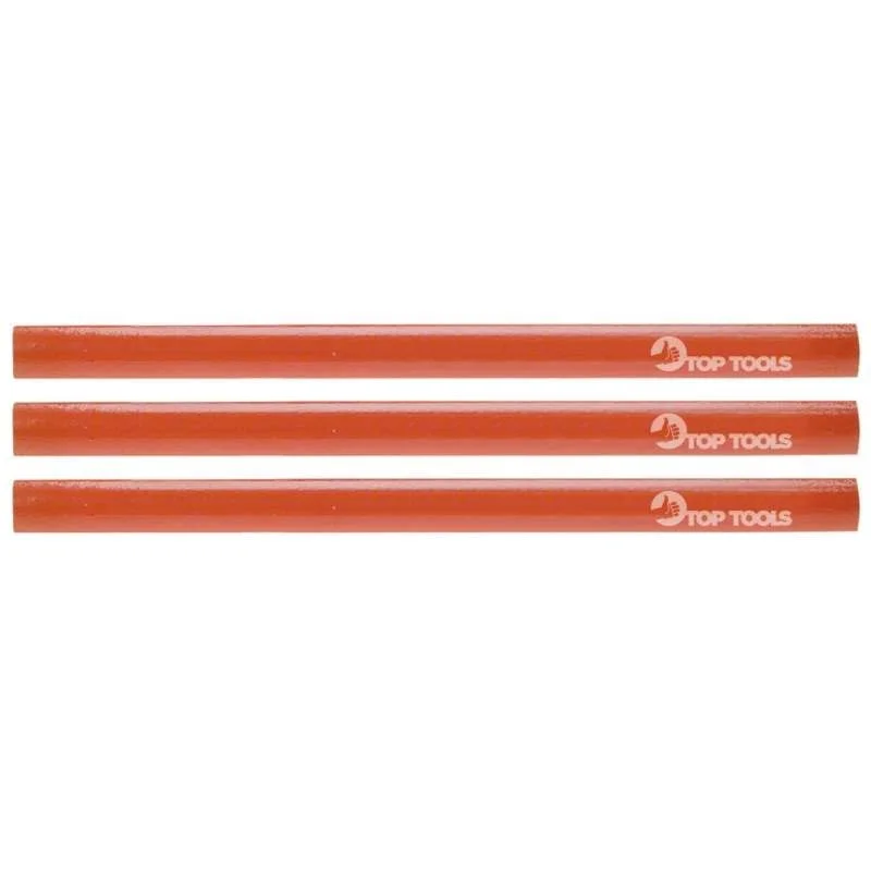 Ácsceruza 180mm TOP TOOLS 3 darab 14A803 Akció