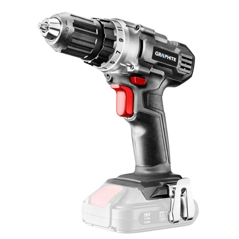 Akció Akkus fúró csavarozó GRAPHITE ENERGY+ 18V li-ion 10 mm akku nélkül 58G000