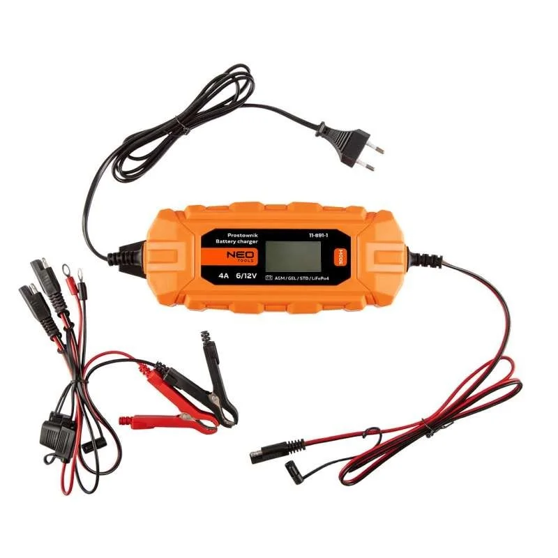 Akkutölto NEO TOOLS automata 4A / 70W 3-120AH savas/AGM/zselés akkumulátorokhoz 11-891-1 Nézd meg most
