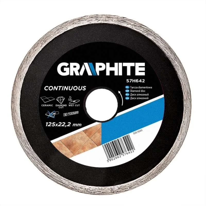 Népszerű Gyémántvágó GRAPHITE 125mm vizes 57H642