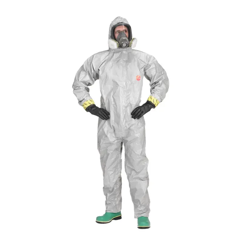 Akció MV Tychem F szürke vegyszerálló overall 2XL, 40905