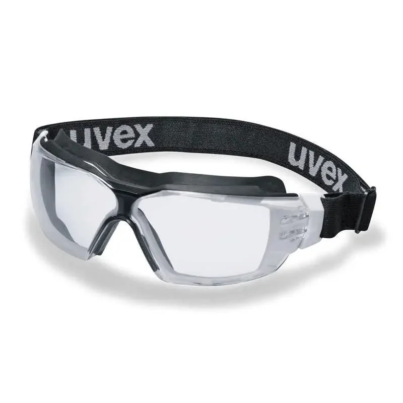 Alacsony ár MV Uvex Pheos cx2 sonic fekete/fehér gumipántos, víztiszta, 9309275