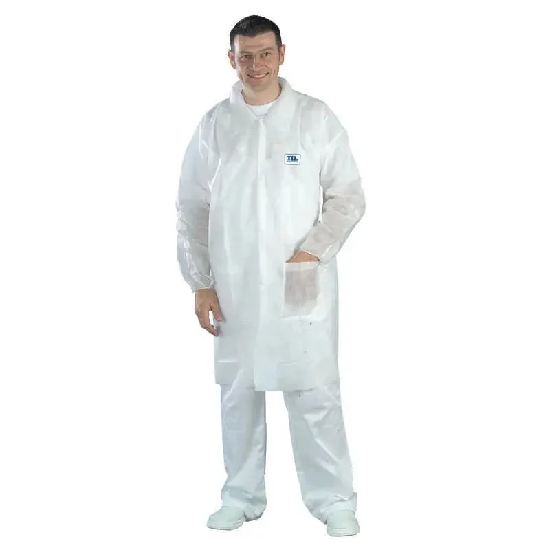 Akciós ár MV Tidy Spp Polypro fehér köpeny L, 41103 RUHA