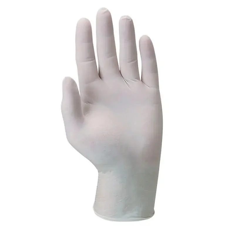MV latex vizsgálókesztyű, púderozott, zöld doboz M, 100db/doboz, 5808B M Olcsóbb