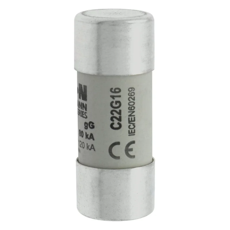 Vásárlói kedvenc Eaton hengeres betét 22x58mm, 690V AC, gg, cylindrical biztosíték 22 x 58 16A gg 690V ac-c22g16