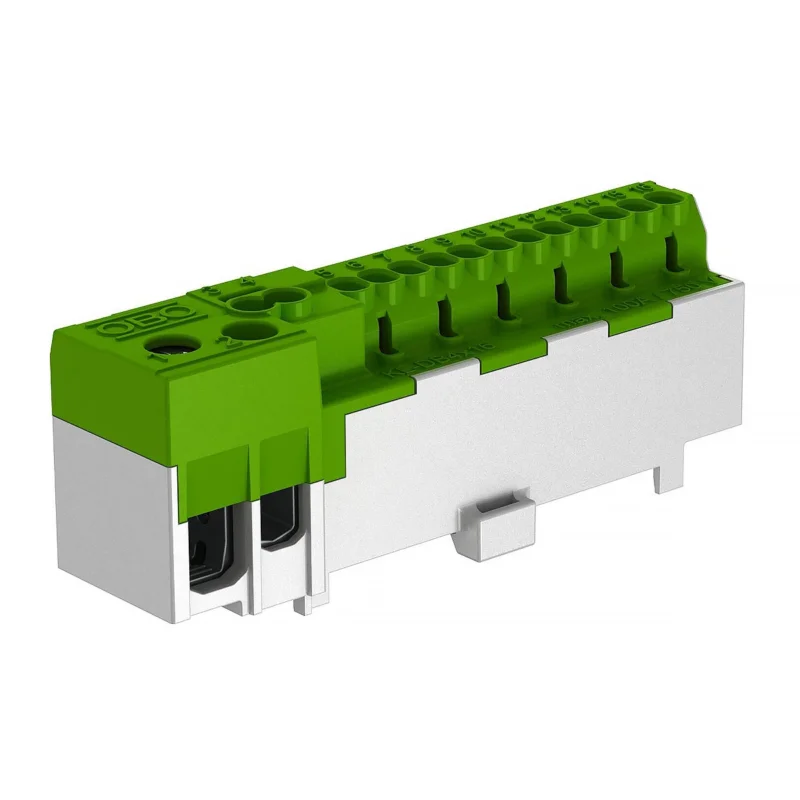 Akció Obo védovezeto sorkapocs rugós sorkapocs 12x2,5mm2, szürke / szöld 2016260